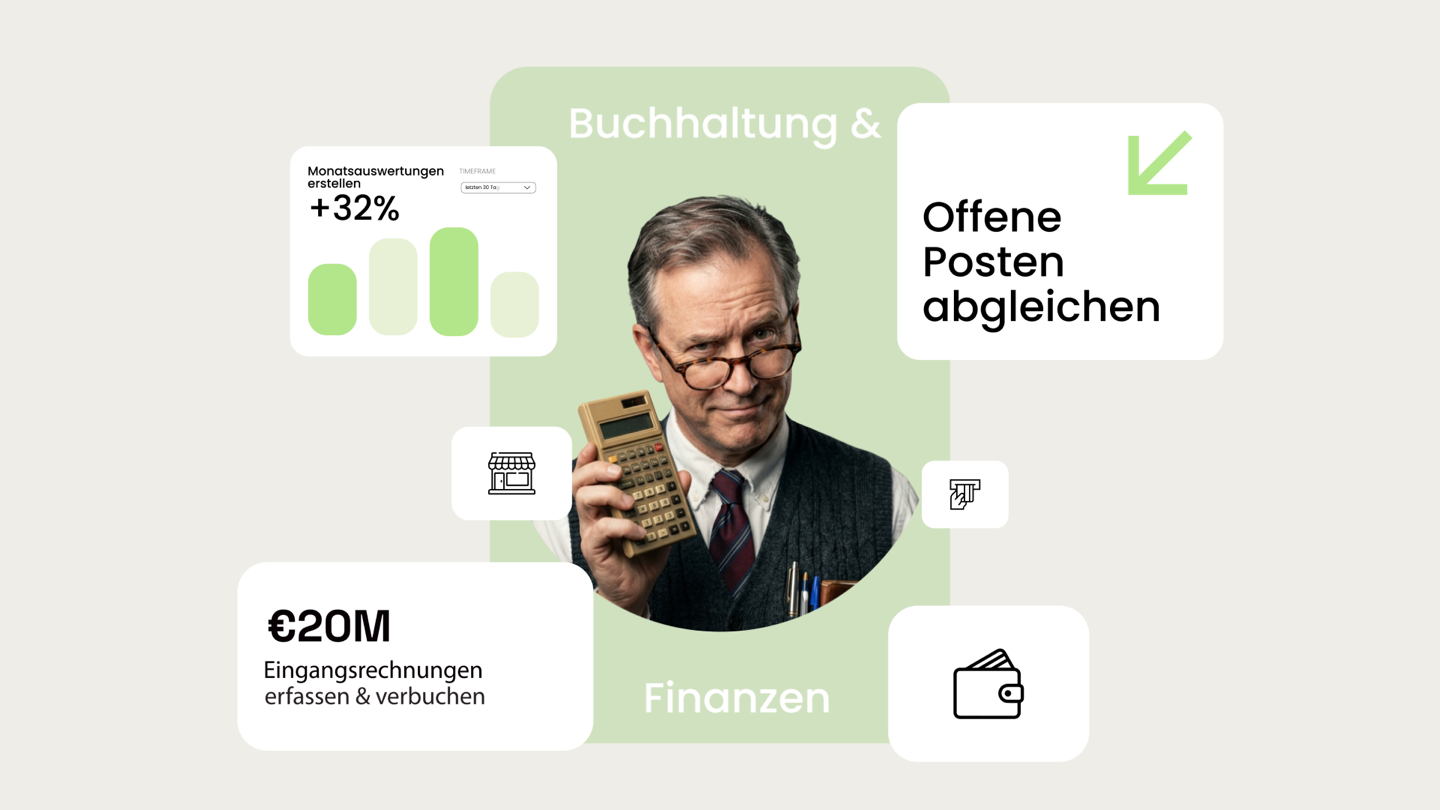Virtueller Mitarbeiter Buchhaltung & Finanzen: Eingangsrechnungen erfassen und verbuchen, offene Posten abgleichen, Monatsauswertungen erstellen